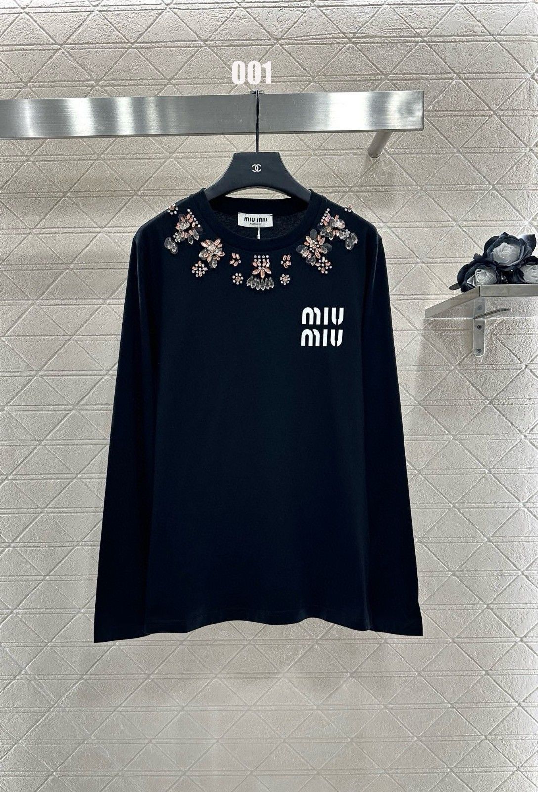 ミュウミュウ 長袖トップス ロンTシャツ オシャレ A30800_1