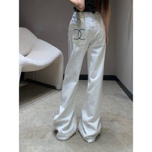 シャネル デニムストレートパンツ スカーフ付き オシャレ A31003