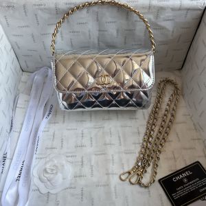 シャネル ハンドバッグ パテントレザー オシャレ A31033