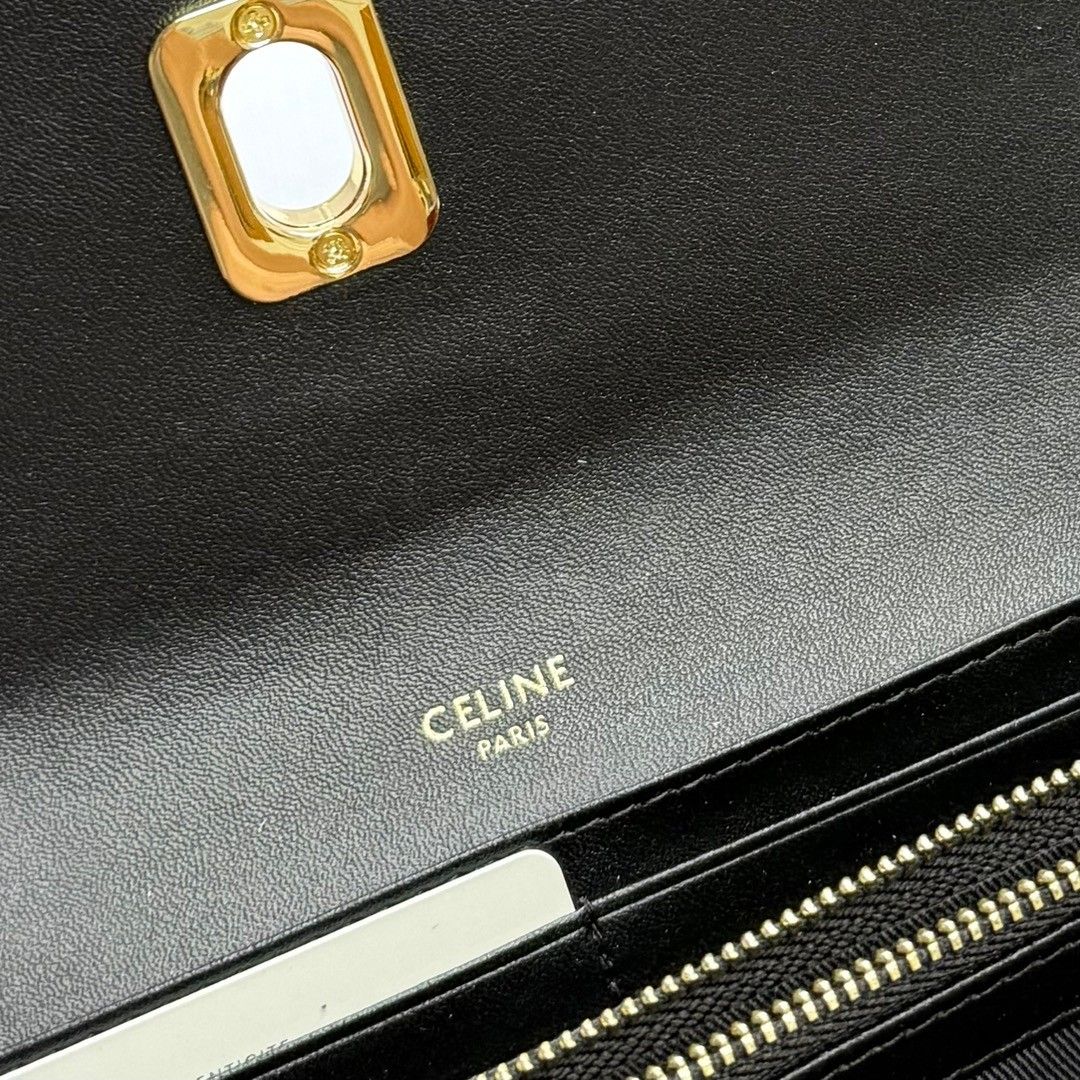 セリーヌ 長財布 折りたたみ レザー オシャレ A31034