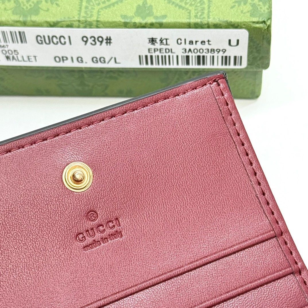 グッチ 短財布 レザー 高級感 A31035
