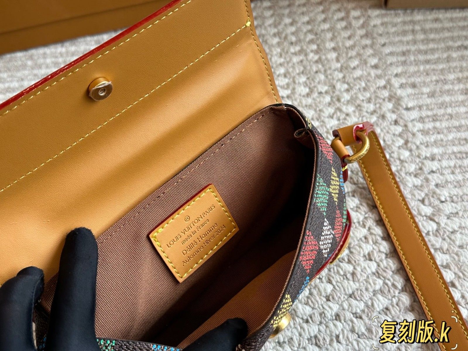 ルイヴィトン ショルダーバッグ steamer メンズ A31044