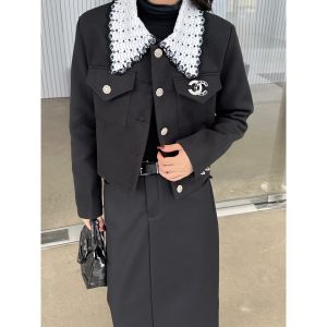 シャネル ジャケット ブローチ付き オシャレ A31042