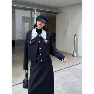シャネル ジャケット ブローチ付き オシャレ A31042
