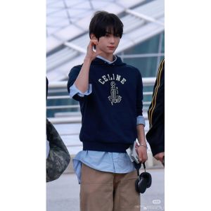 セリーヌ パーカー カジュアル フード付き 秋冬 男女兼用 A31083