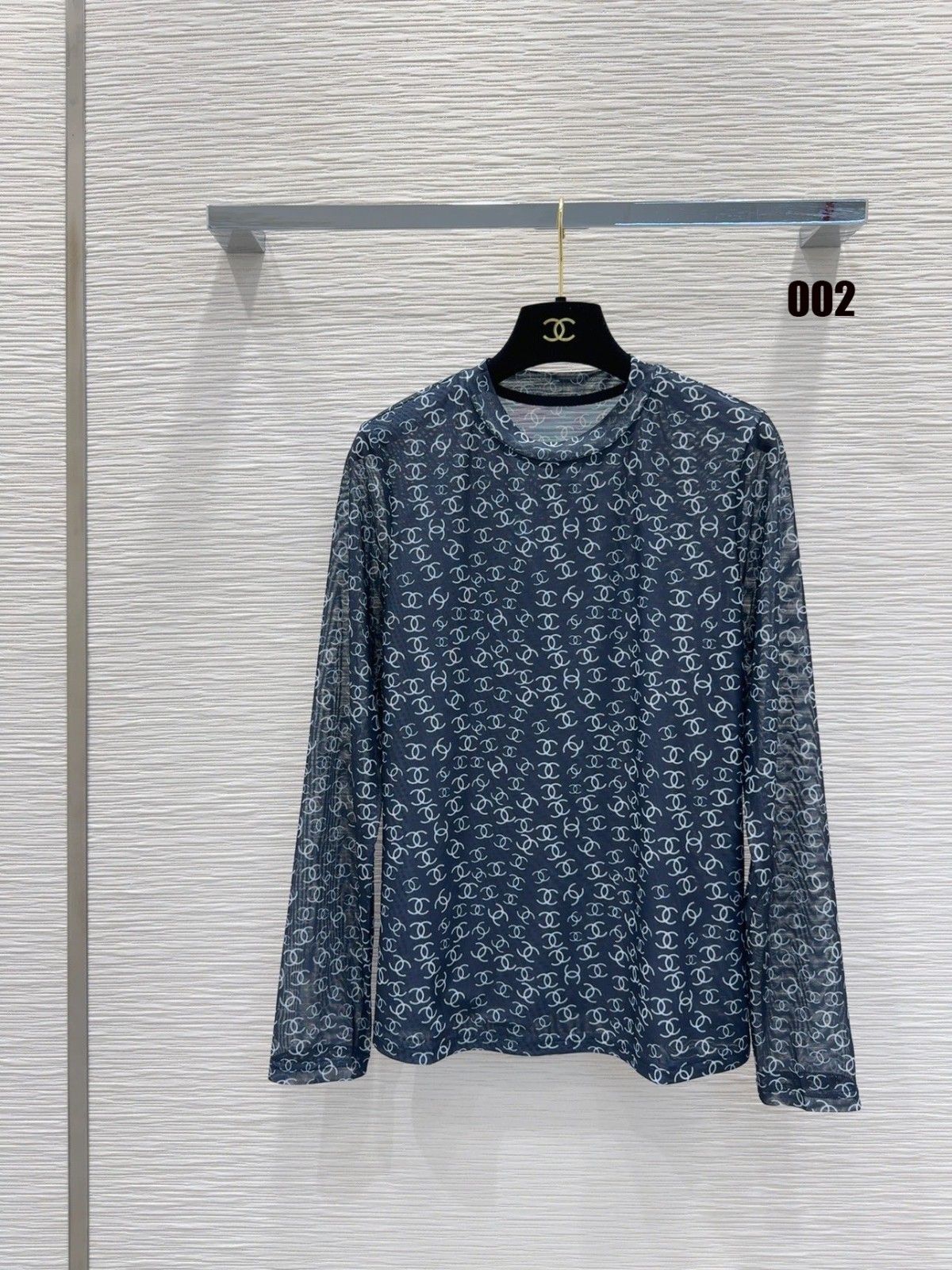 シャネル メッシュTシャツ 長袖 レディース A31108