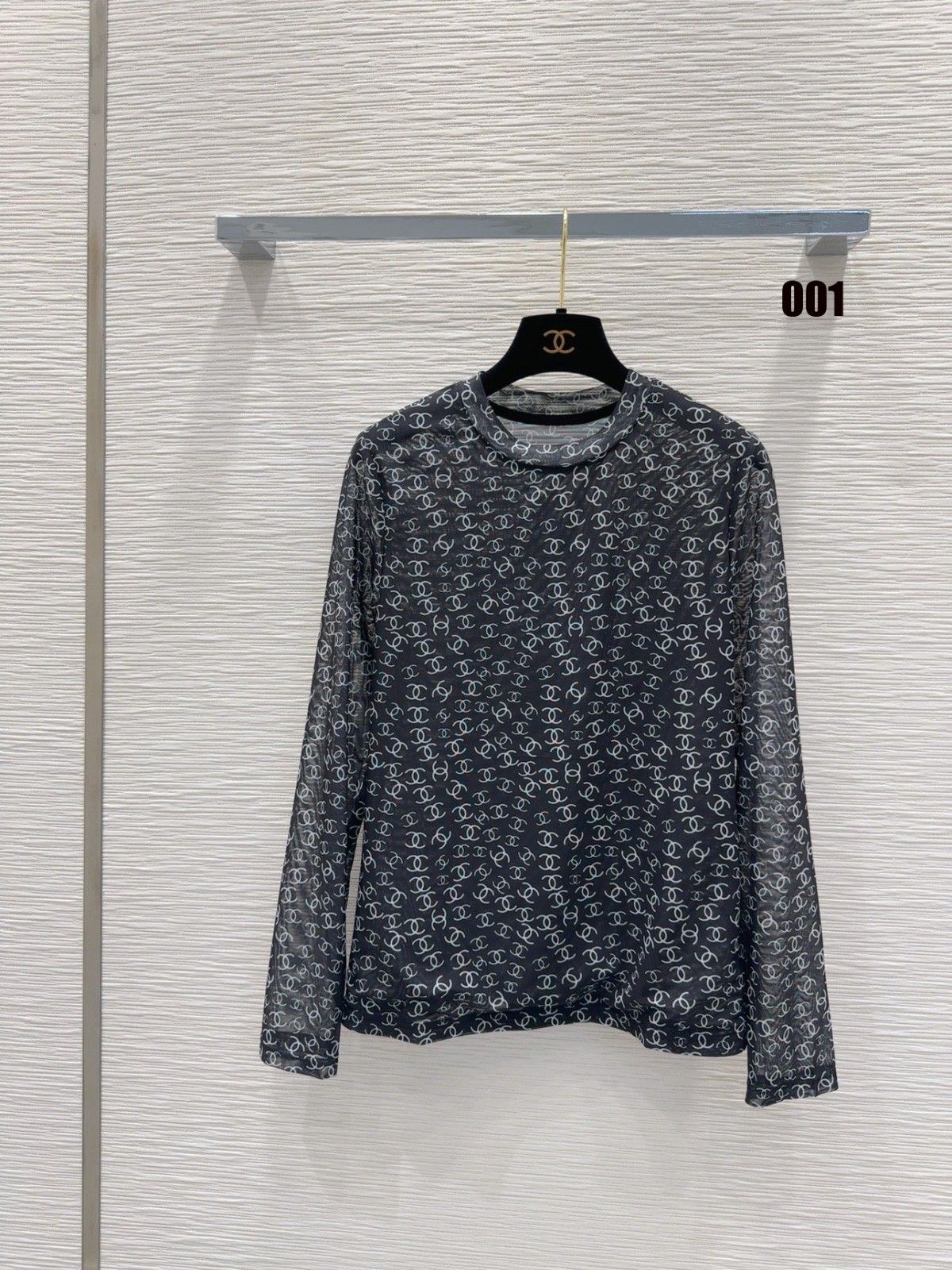 シャネル メッシュTシャツ 長袖 レディース A31108
