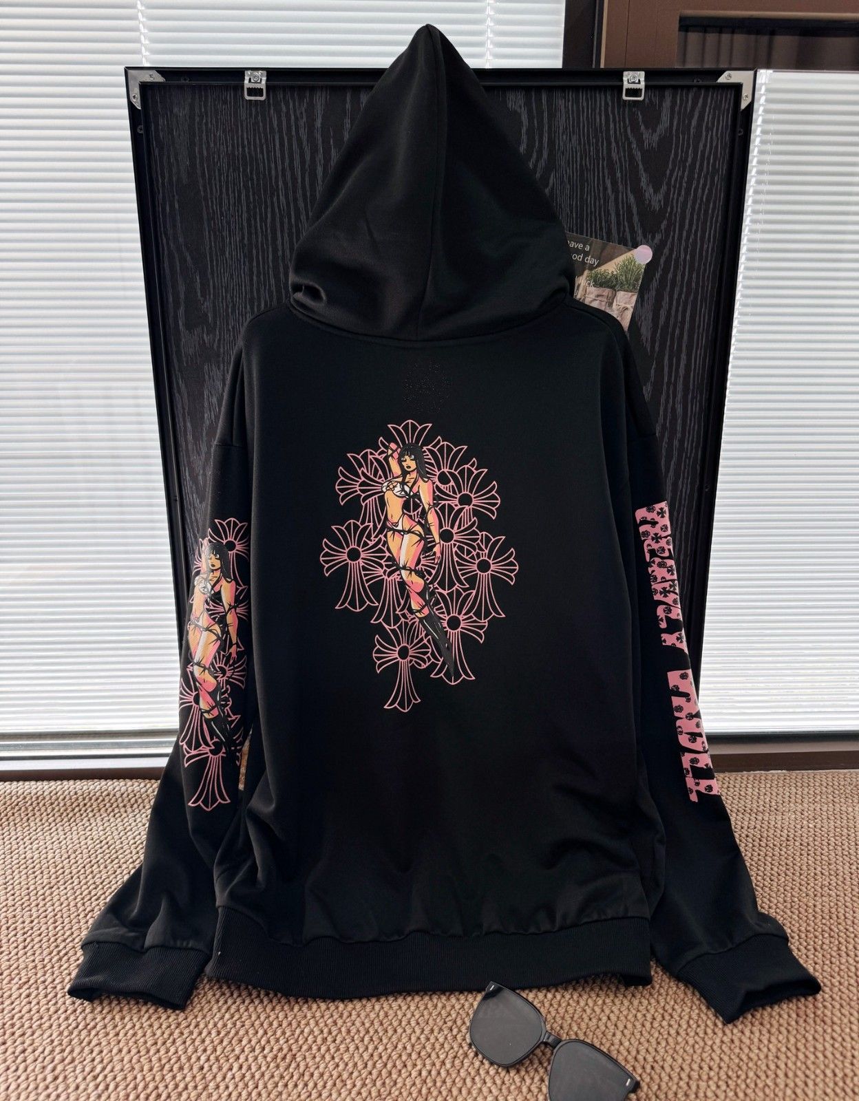 クロムハーツ Deadly Doll パーカー フード付き ジッパー A31094