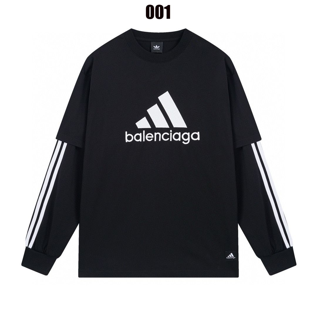 バレンシアガ アディダスコラボ 長袖Tシャツ OSサイズ A31099
