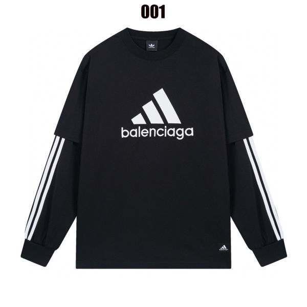 バレンシアガ アディダスコラボ 長袖Tシャツ OSサイズ A31099