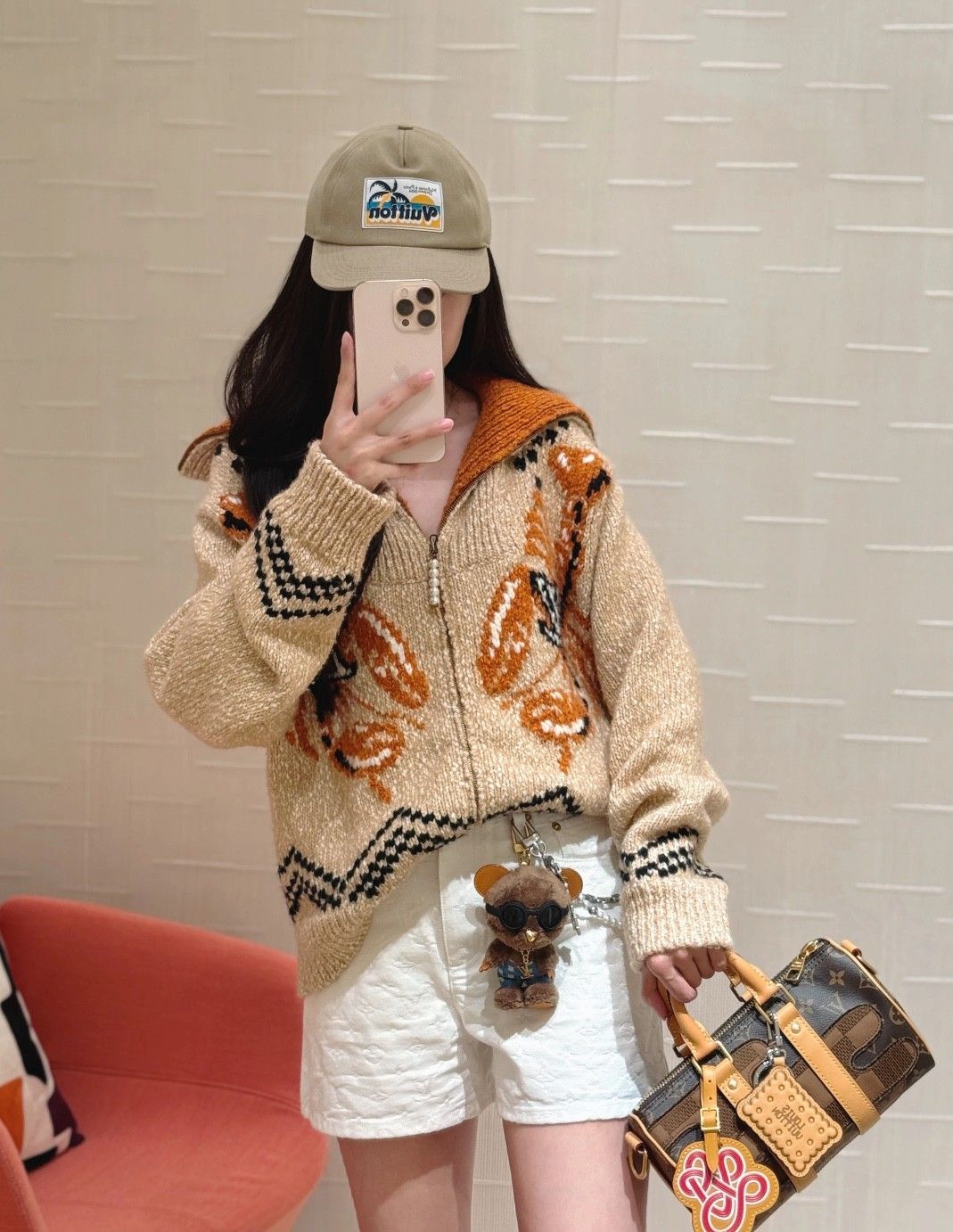 ルイヴィトン LV × Nigo ニットカーディガン 高級感 A31124