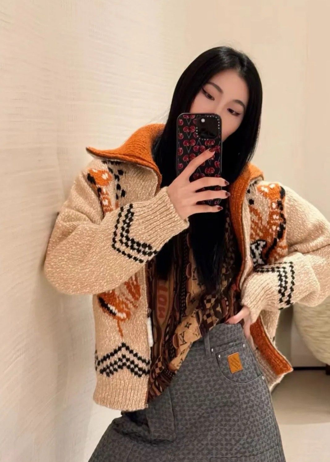 ルイヴィトン LV × Nigo ニットカーディガン 高級感 A31124