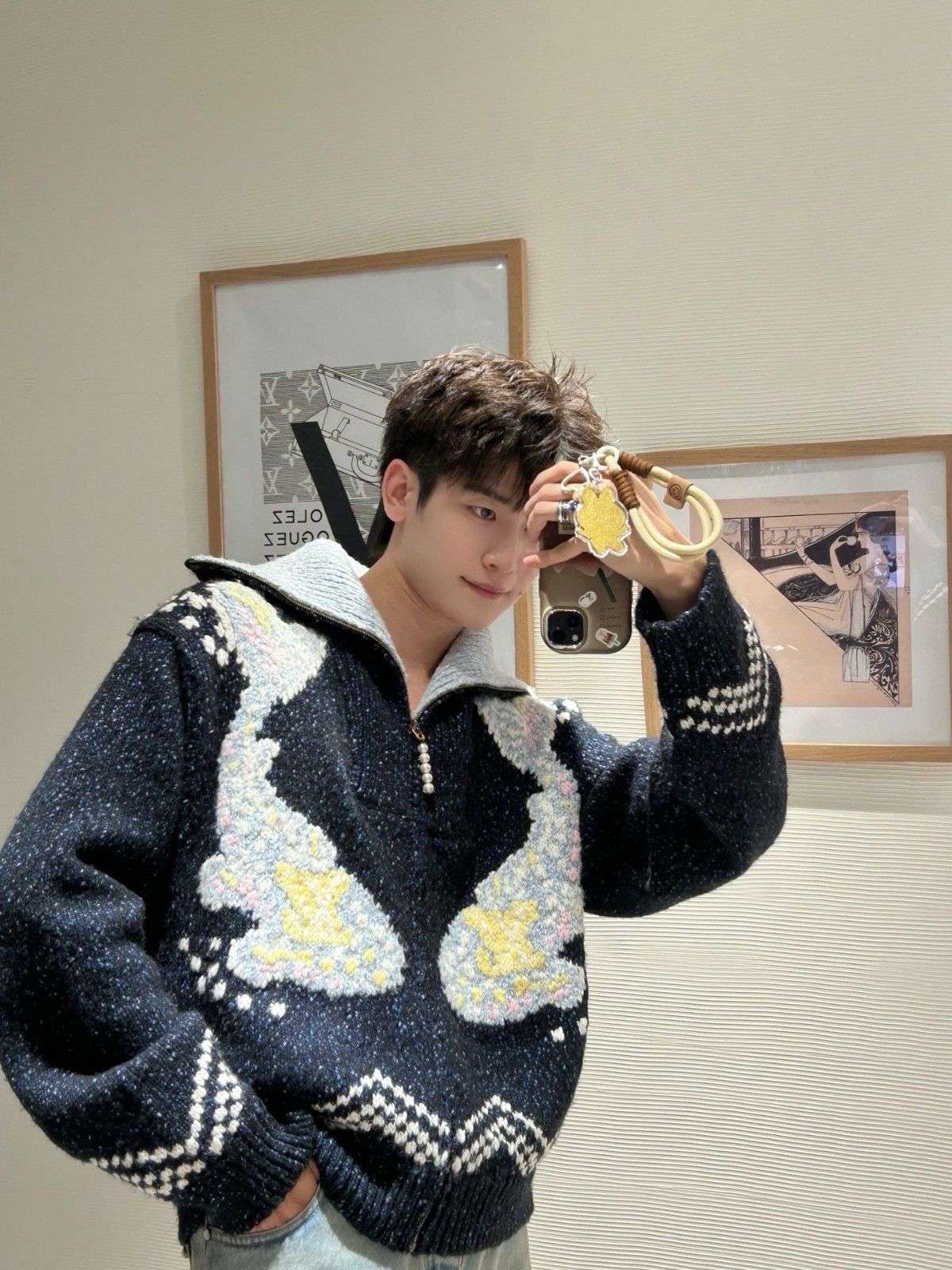 ルイヴィトン LV × Nigo ニットカーディガン 高級感 A31123