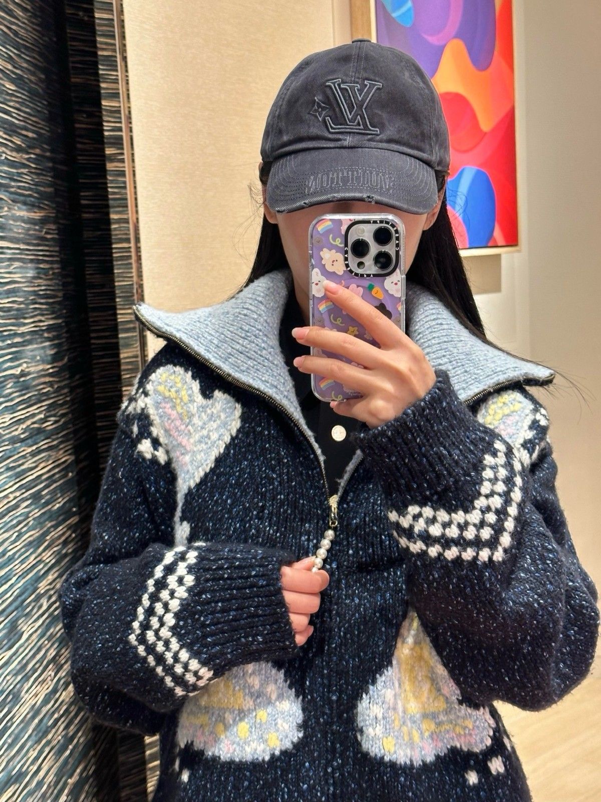ルイヴィトン LV × Nigo ニットカーディガン 高級感 A31123
