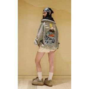 ルイヴィトン LV × Nigo ニットカーディガン 高級感 A31122