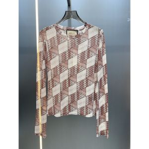 グッチ メッシュTシャツ 長袖 レディース A31158