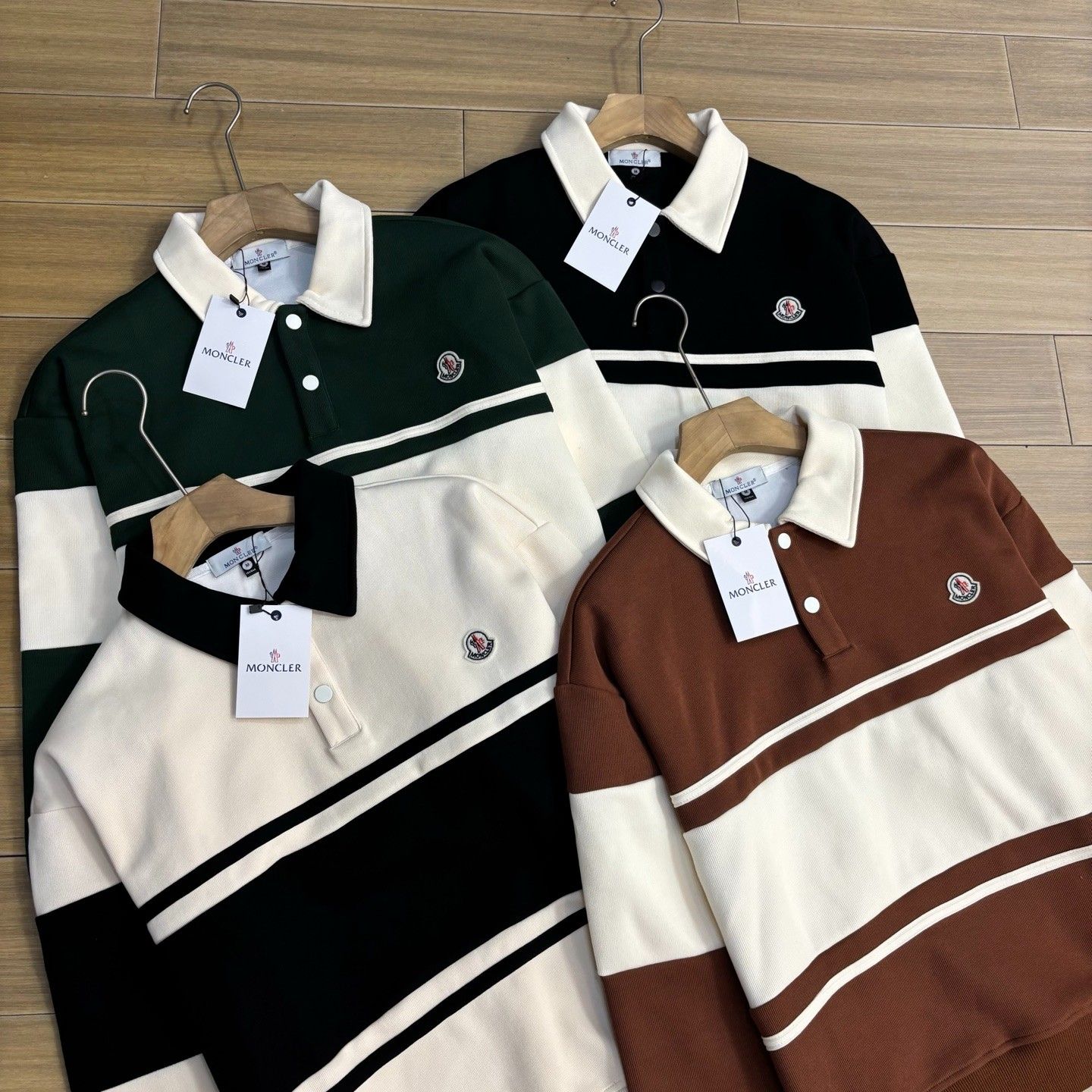 モンクレール ポロシャツ パーカー 長袖 メンズ 高品質 A31151