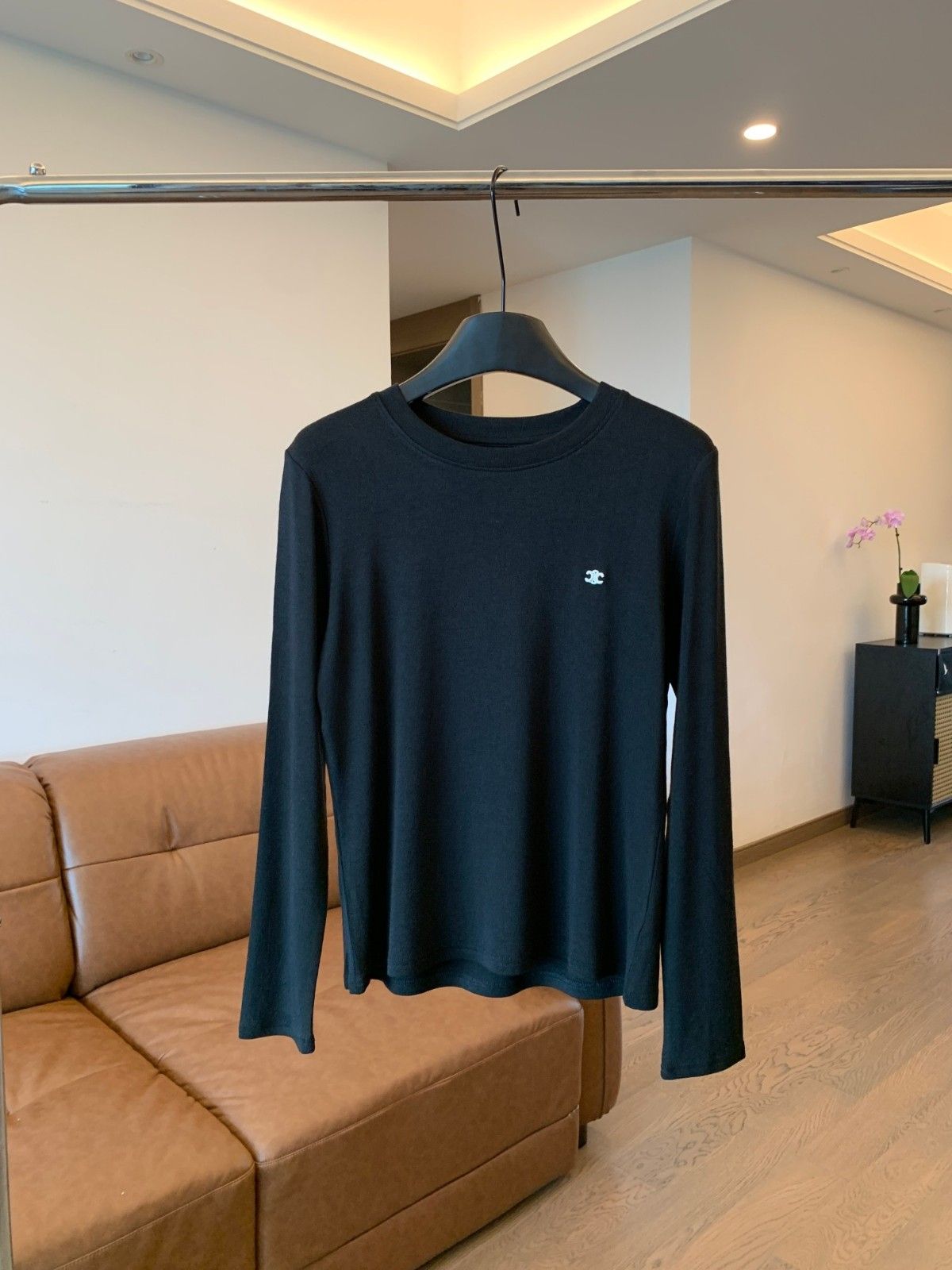 セリーヌ 長袖Tシャツ ロンT コットン シンプル A31143
