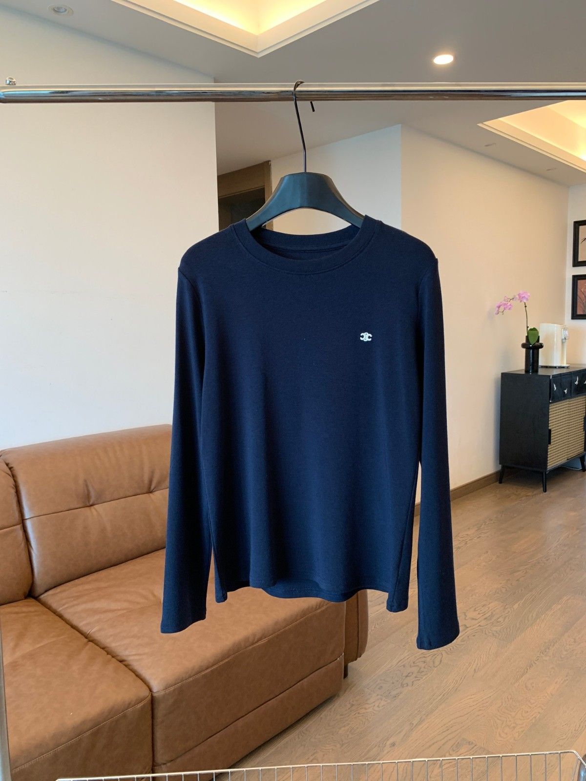 セリーヌ 長袖Tシャツ ロンT コットン シンプル A31143