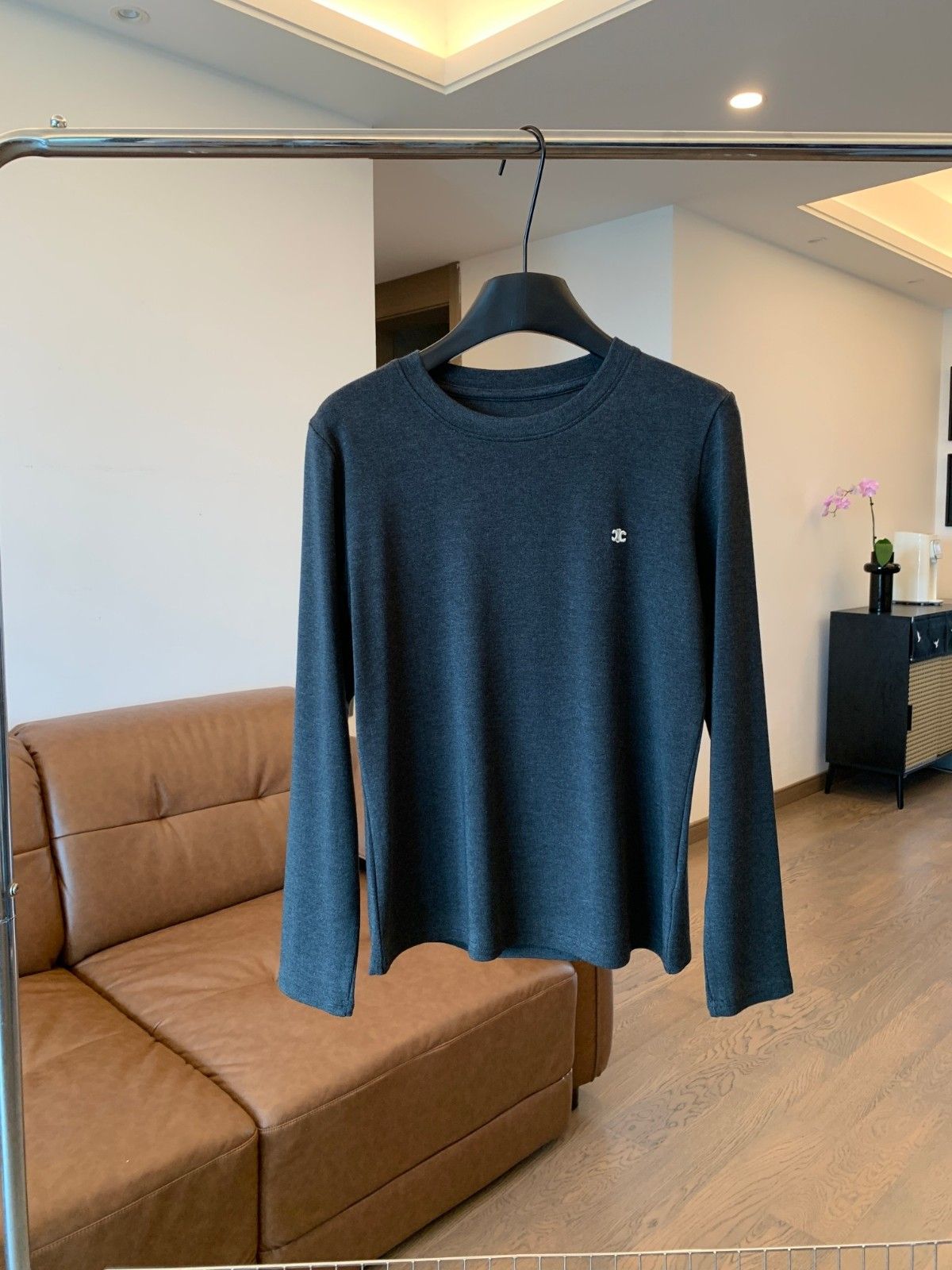 セリーヌ 長袖Tシャツ ロンT コットン シンプル A31143