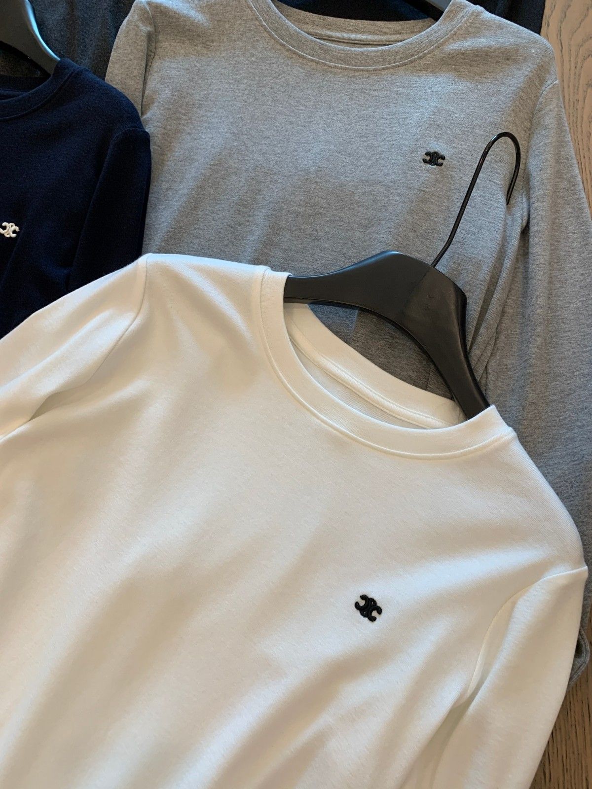 セリーヌ 長袖Tシャツ ロンT コットン シンプル A31143