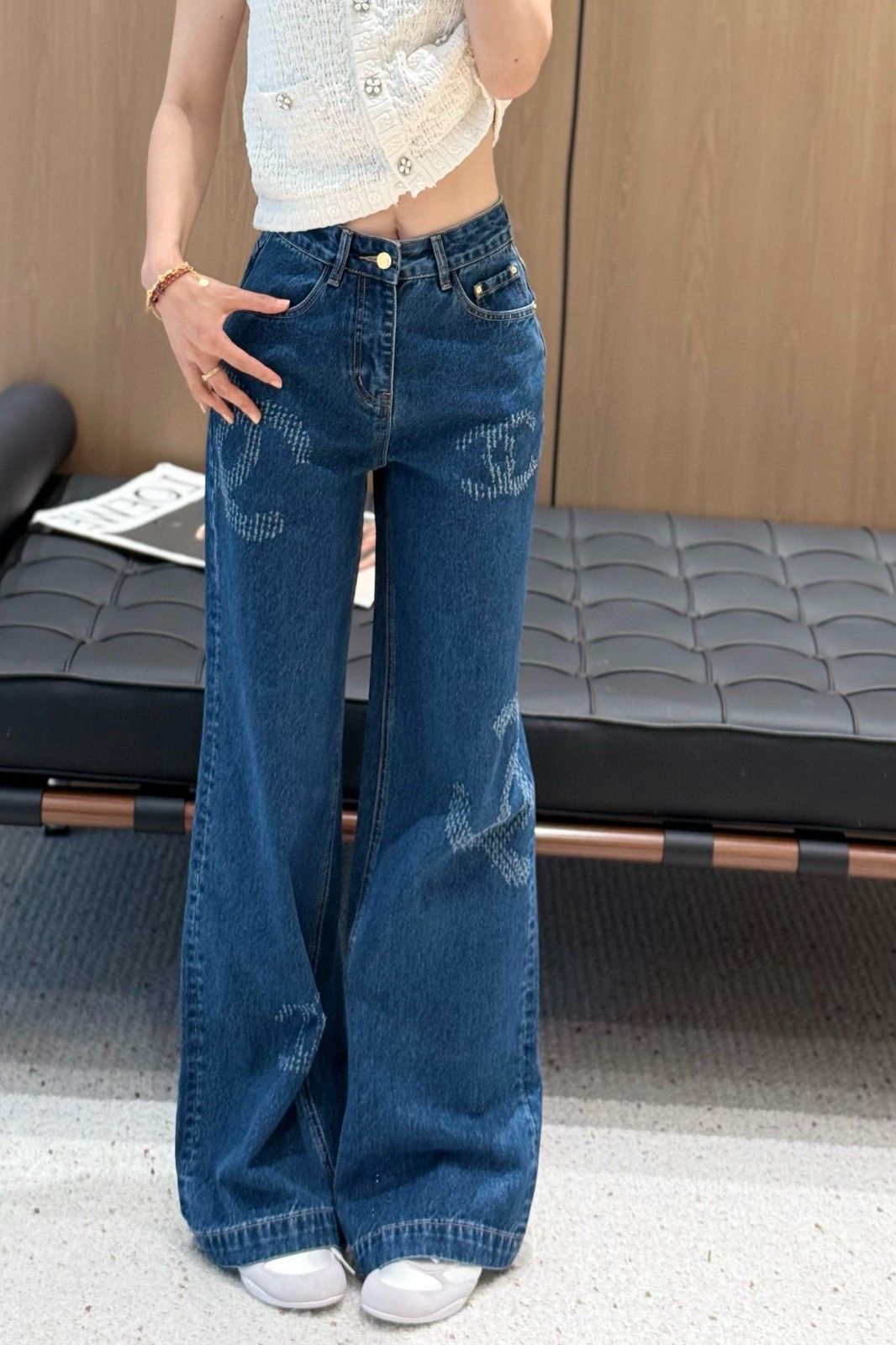 シャネル ジーンズ レディース オシャレ A31168