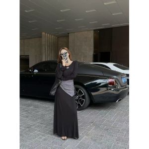 ロエベ ワンピース スカーフ付き ロングドレス オシャレ A31169