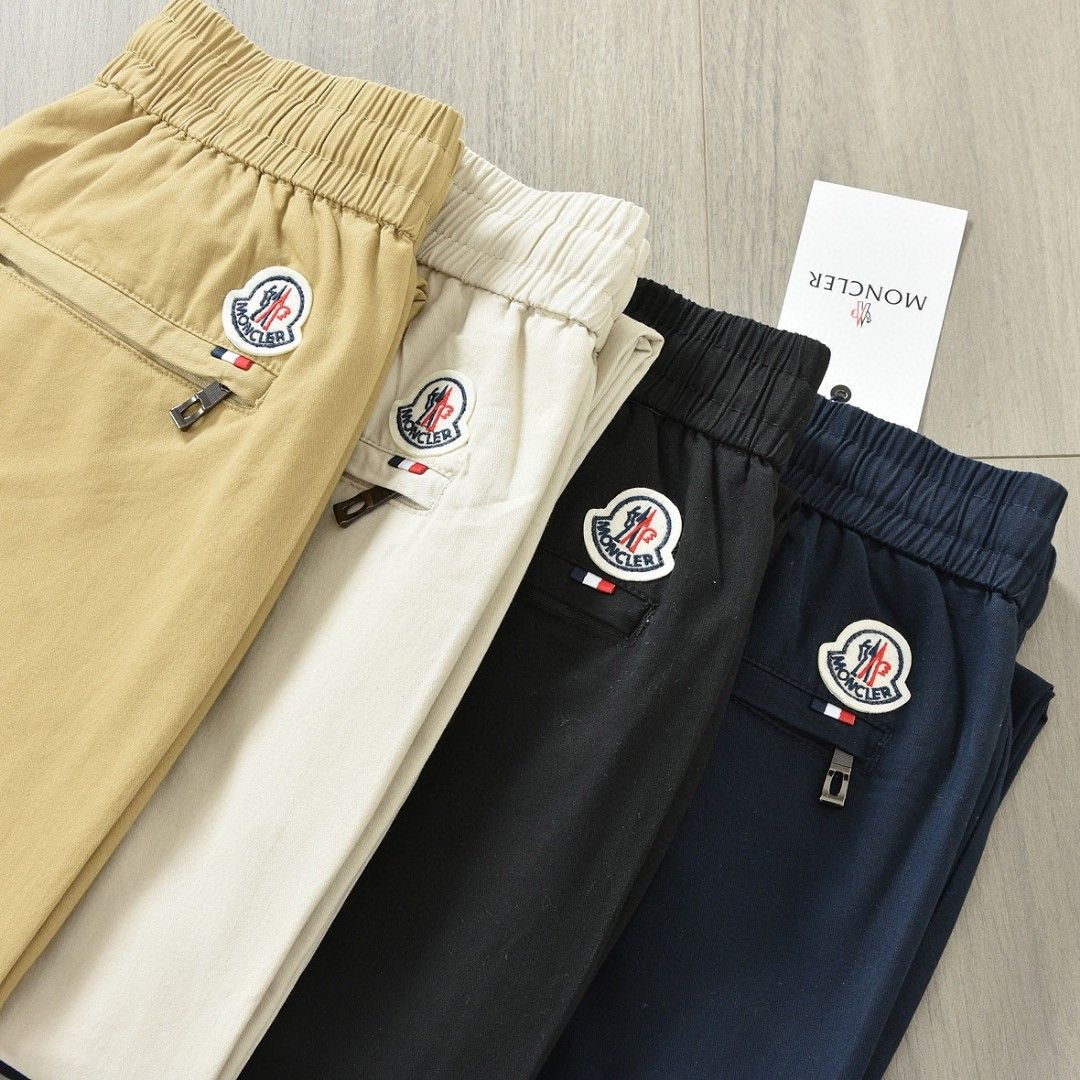 モンクレール カジュアルパンツ ビジネス通勤 コットン A31179