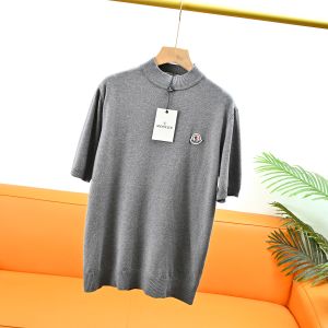 モンクレール ニット半袖Tシャツ クルーネックス カジュアル A31178