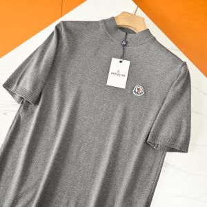 モンクレール ニット半袖Tシャツ クルーネックス カジュアル A31178
