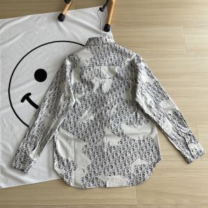 ディオール デニムシャツ ジャケット 男女兼用 総柄 ゆったり A31197
