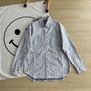 ディオール デニムシャツ ジャケット 男女兼用 総柄 ゆったり A31196