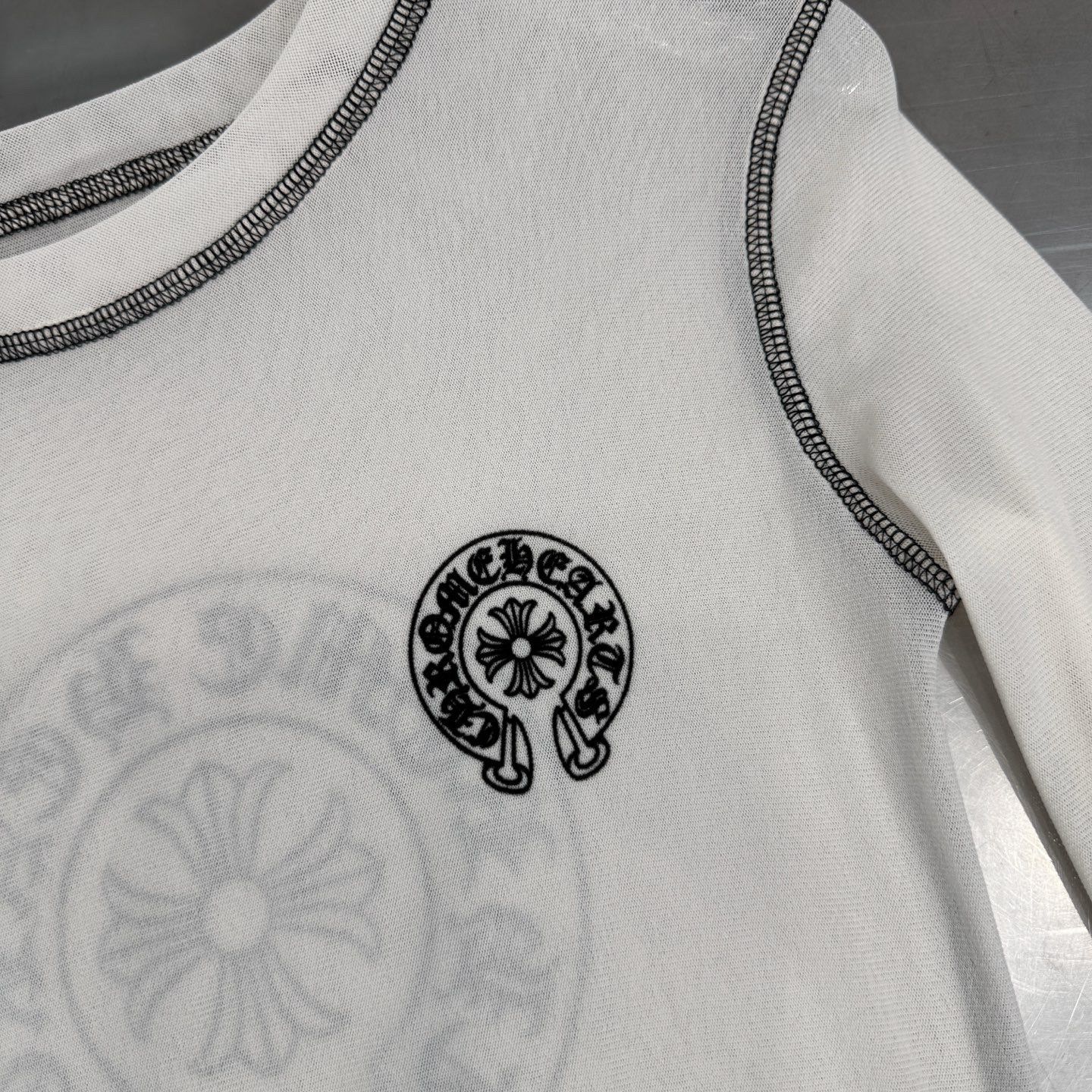 クロムハーツ メッシュTシャツ 長袖 レディース A31215