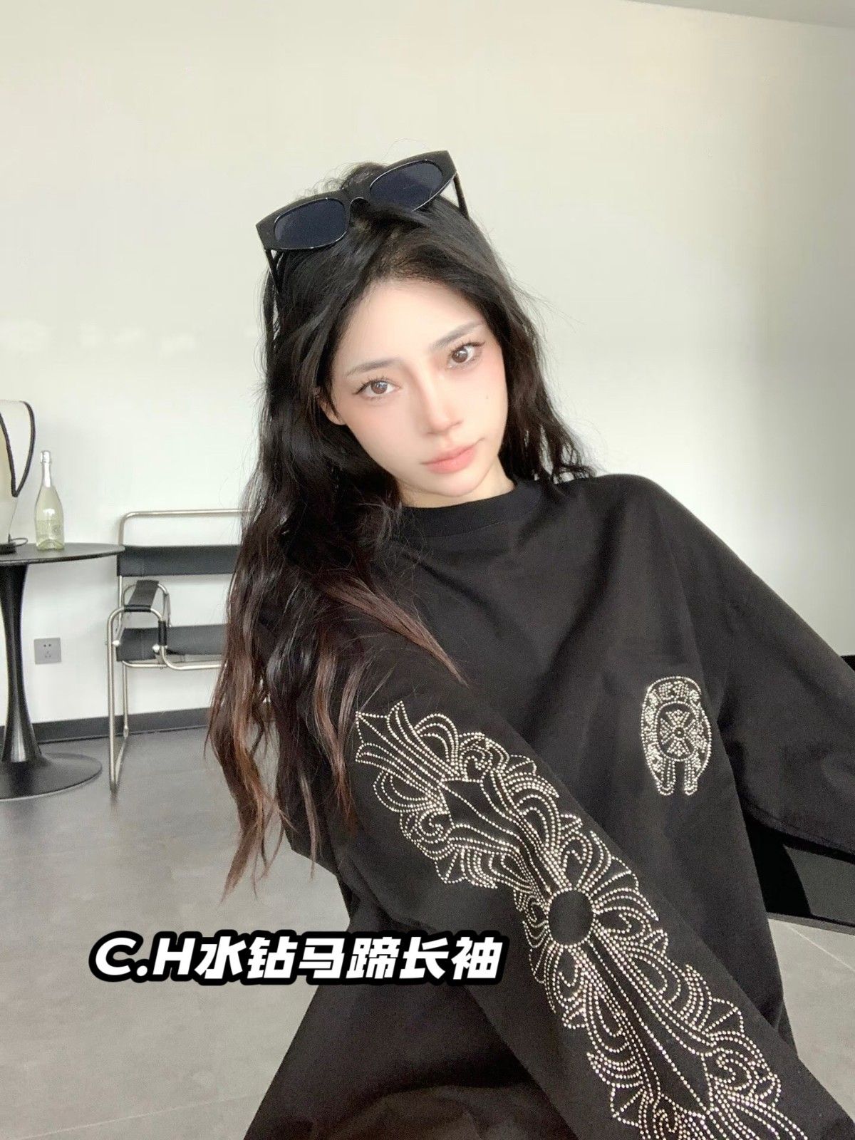 クロムハーツ 長袖Tシャツ オーバーサイズ A31192