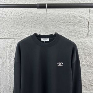 シャネル ウェットシャツ トレーナー 刺繍 クルーネックス A31249