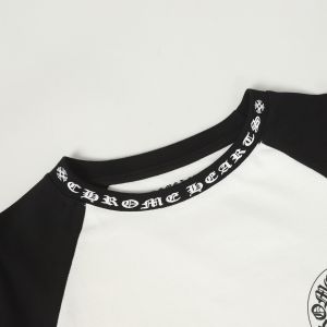 クロムハーツ 長袖Tシャツ プリント 秋冬 コットン A31263