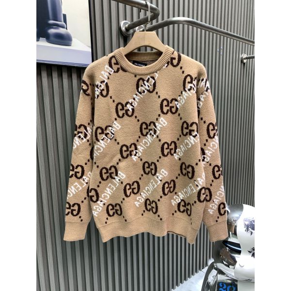 グッチ バレンシアガ コラボ ニットセーター 限定人気 A31252