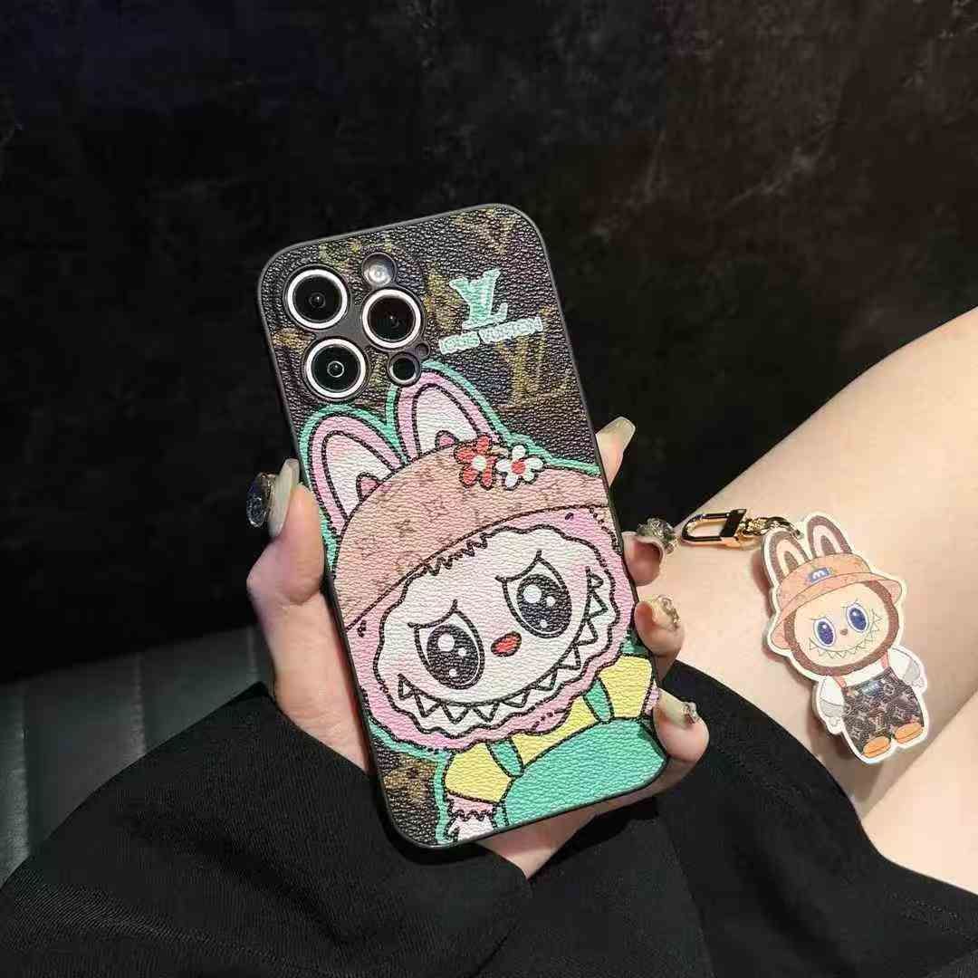 ルイヴィトン iPhone16/15/14/13ケース ストラップ付き