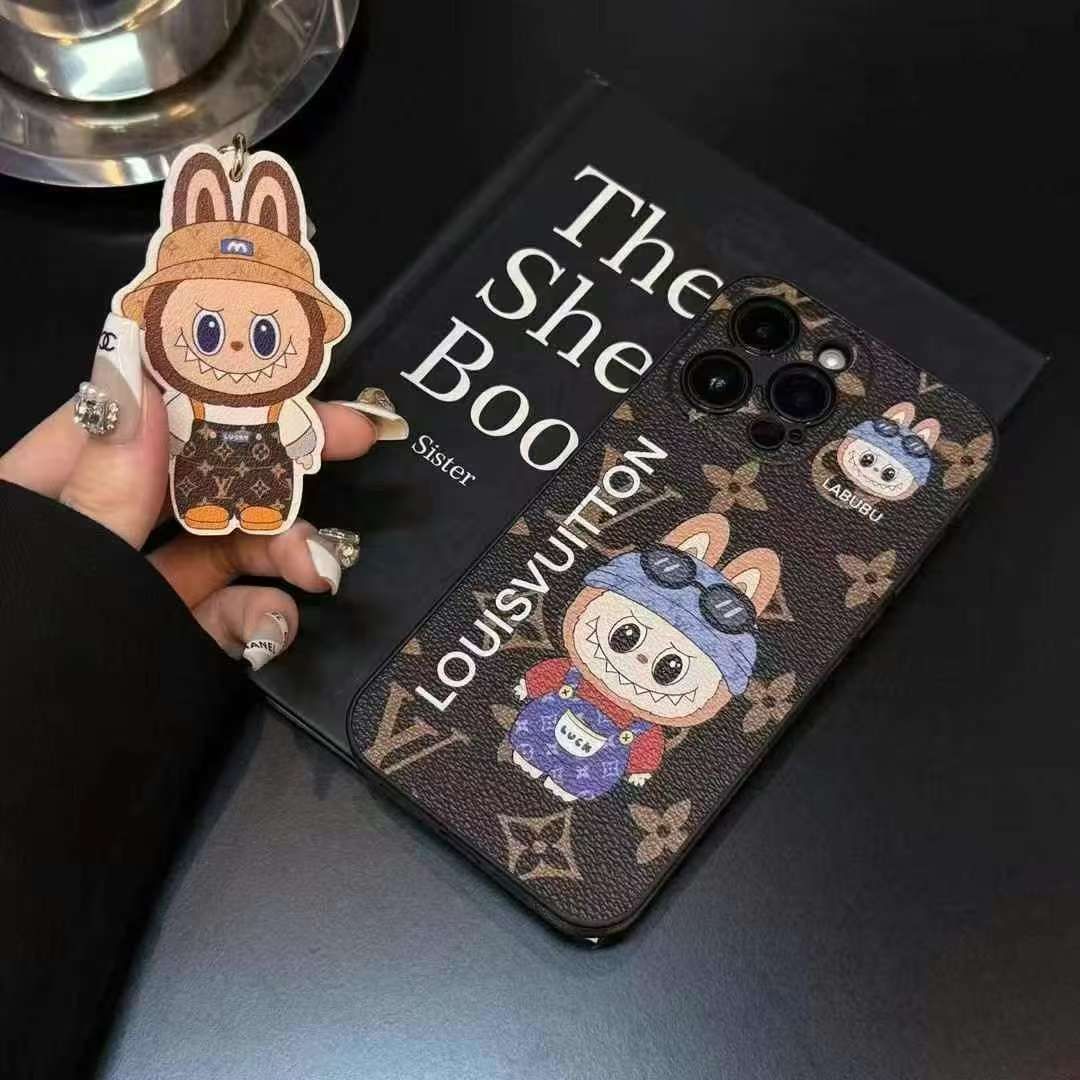 ルイヴィトン iPhone16/15/14/13ケース ストラップ付き