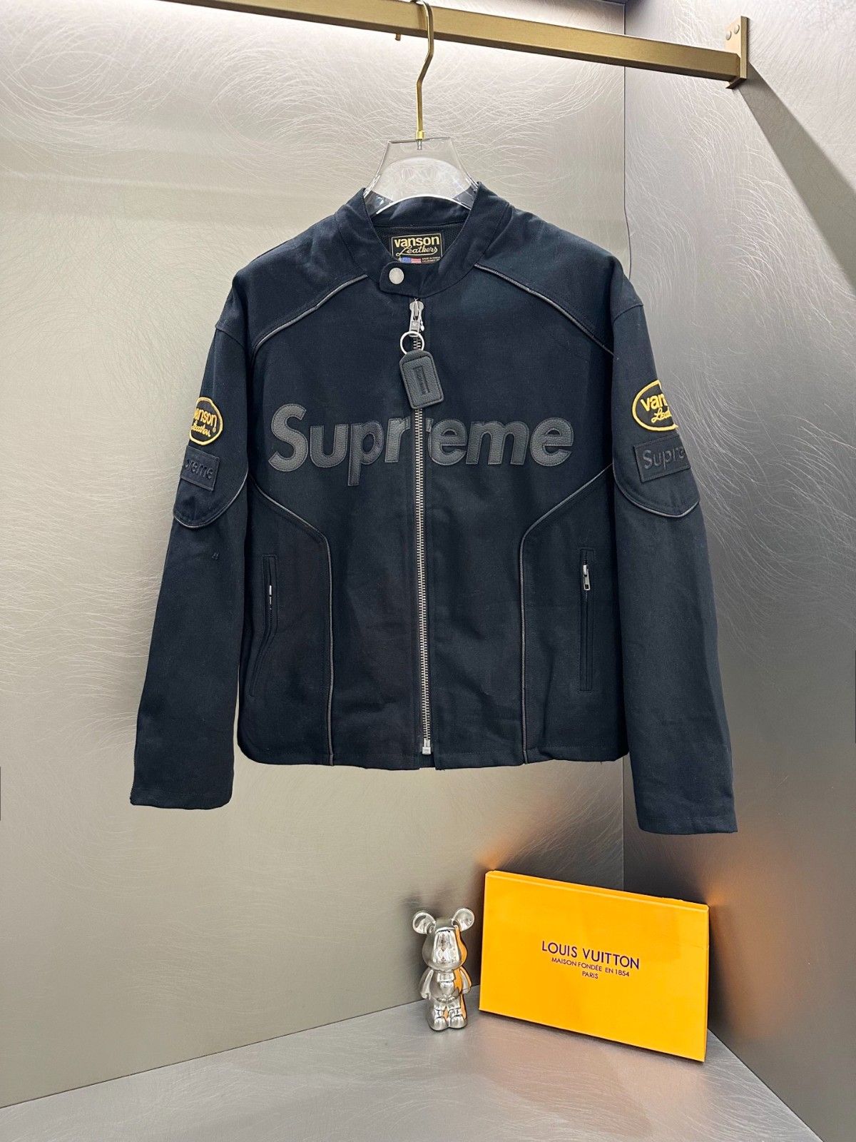 Supreme x Vanson Leathers x Cordura ジャケット レザー 高品質 ゆったり A31294
