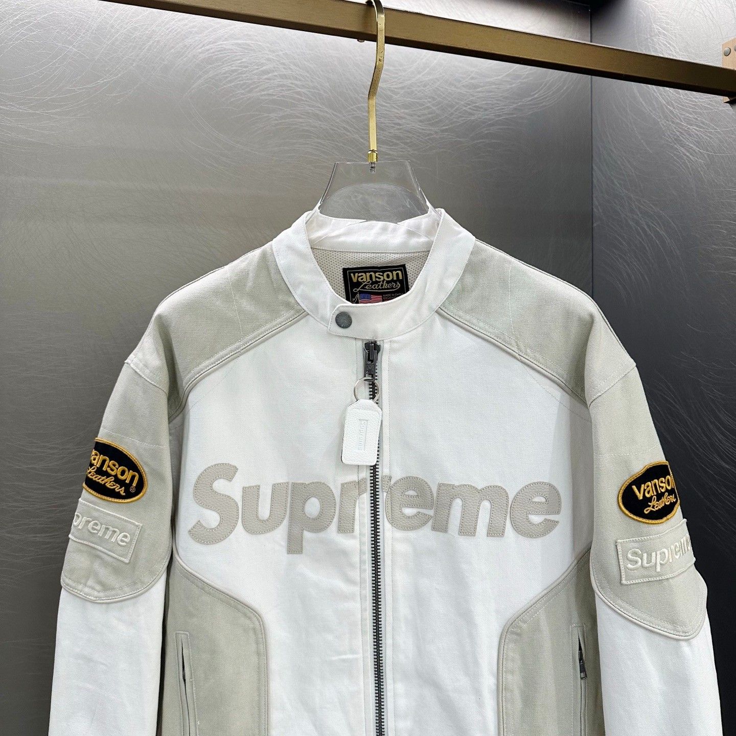 Supreme x Vanson Leathers x Cordura ジャケット レザー 高品質 ゆったり A31294