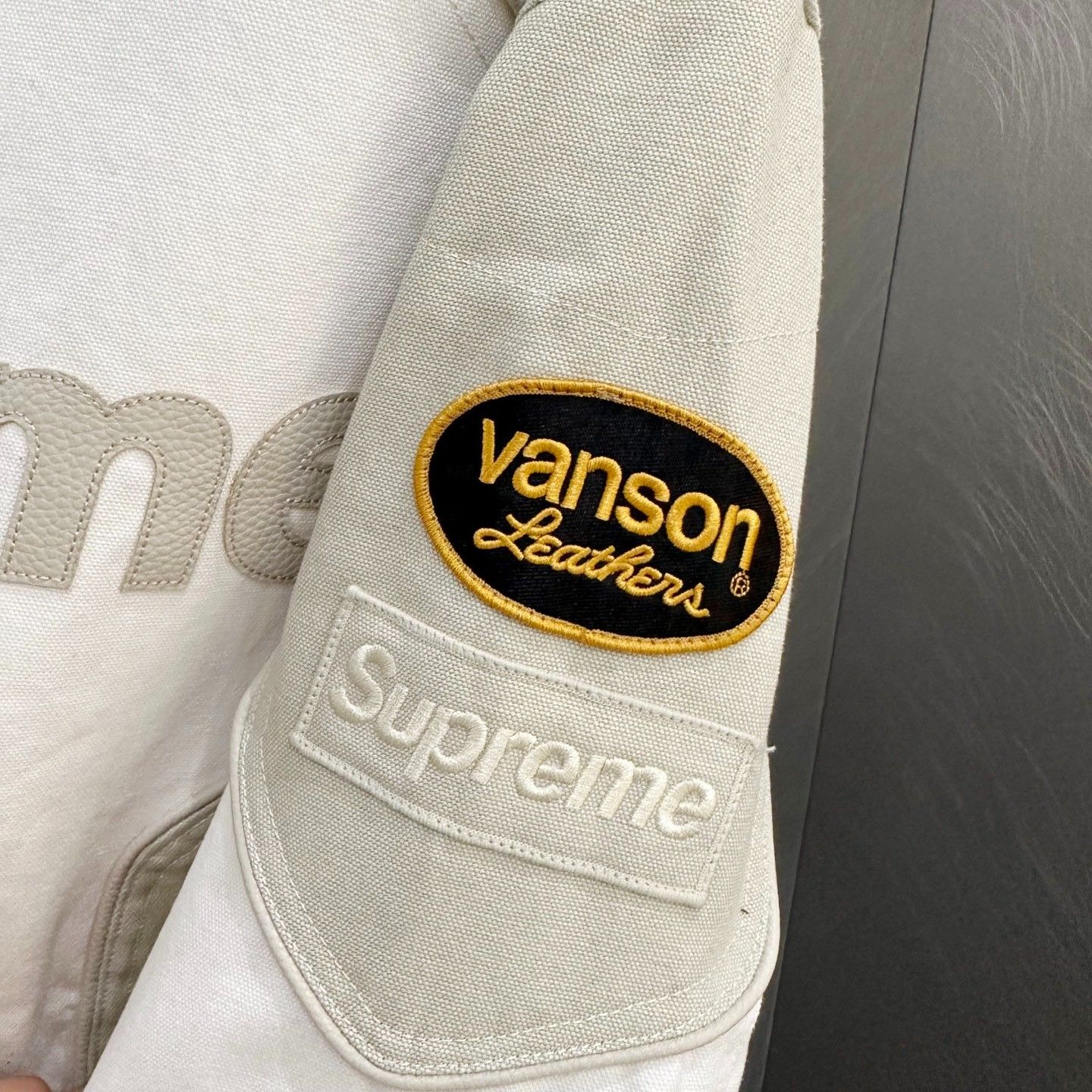 Supreme x Vanson Leathers x Cordura ジャケット レザー 高品質 ゆったり A31294