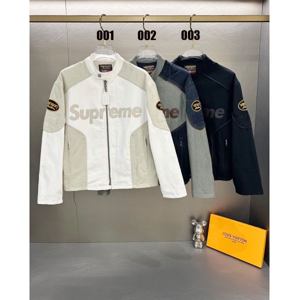 Supreme x Vanson Leathers x Cordura ジャケット レザー 高品質 ゆったり A31294