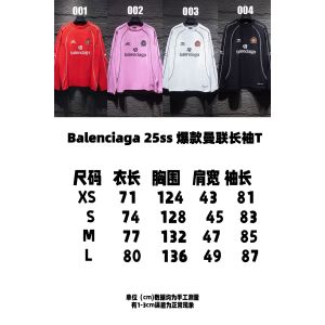 バレンシアガ 長袖Tシャツ 刺繍ロゴ メンズ レディース OSサイズ A31290
