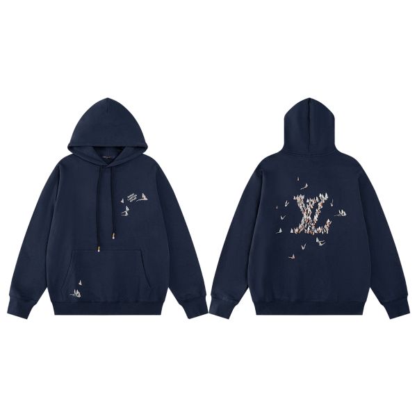 ルイヴィトン パーカー 刺繍ロゴ フード付き 高品質 A31300