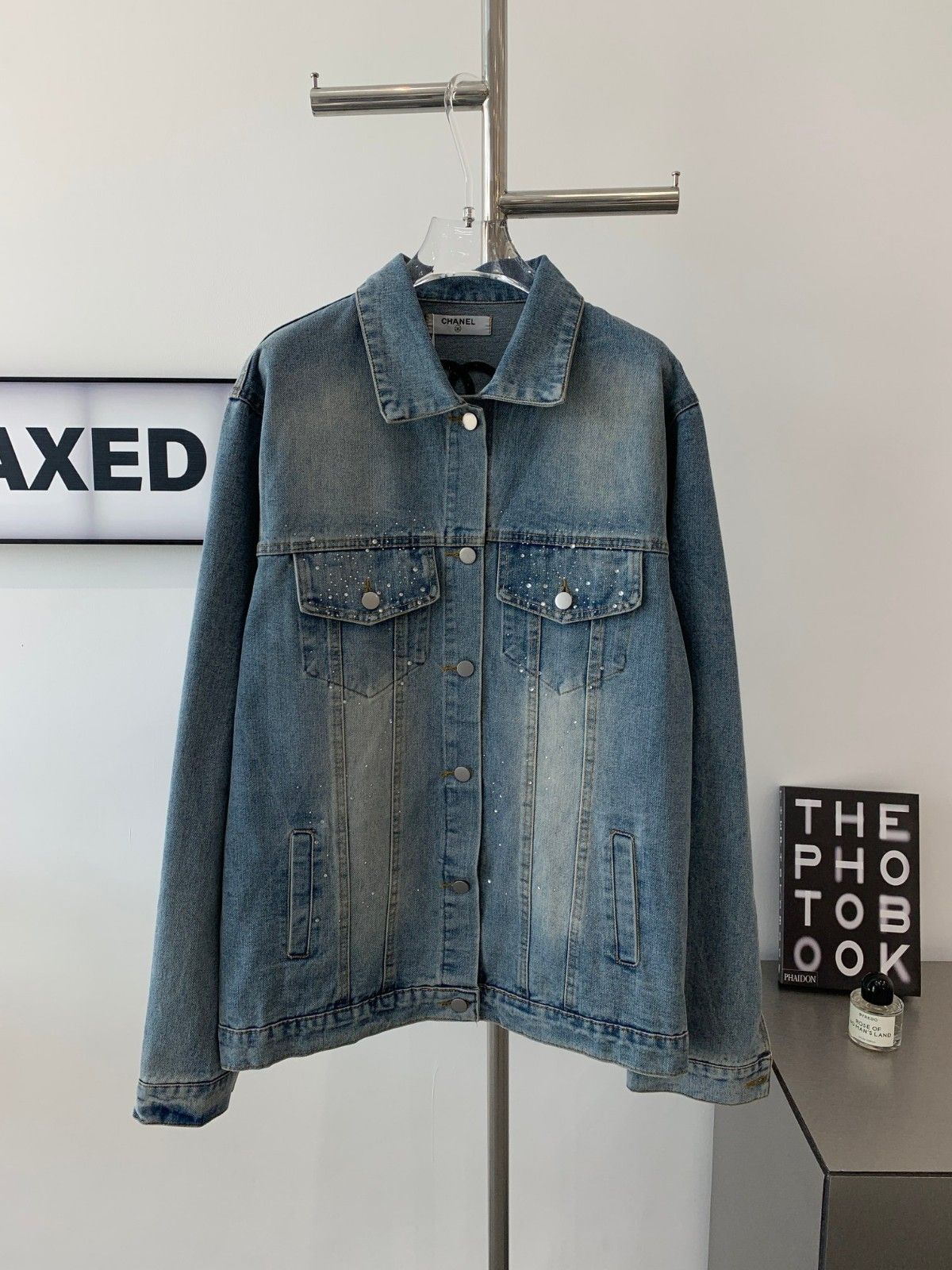 シャネル デニムジャケット メンズ レディース オシャレ A31311