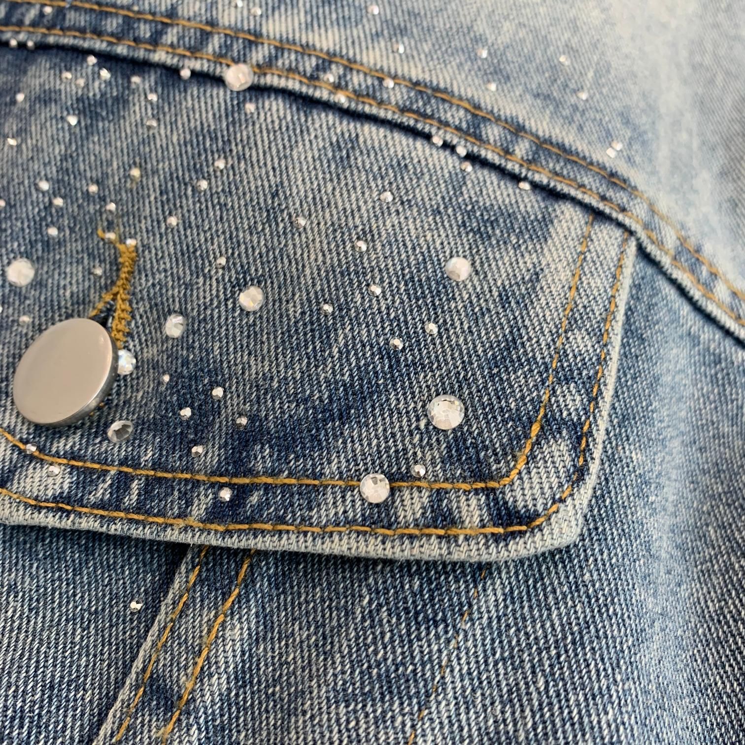 シャネル デニムジャケット メンズ レディース オシャレ A31311