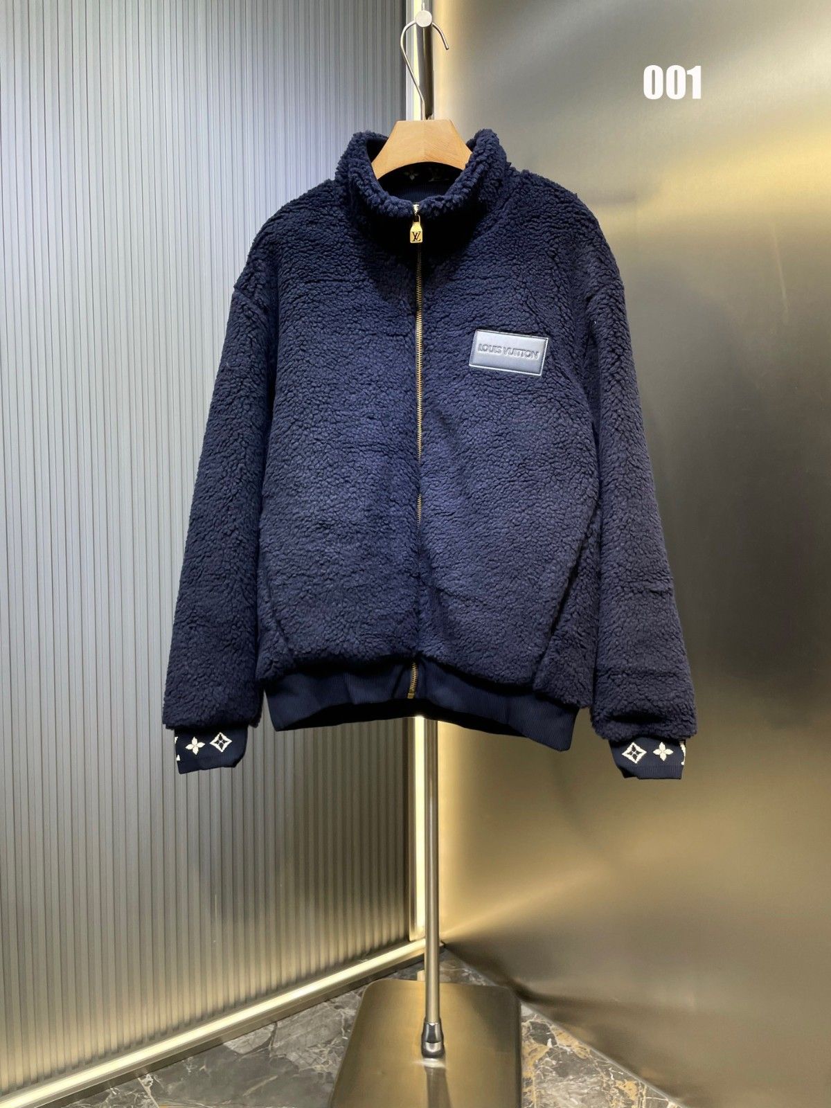 ルイヴィトン ジャケット 秋冬用スエード ベルテッド A31343