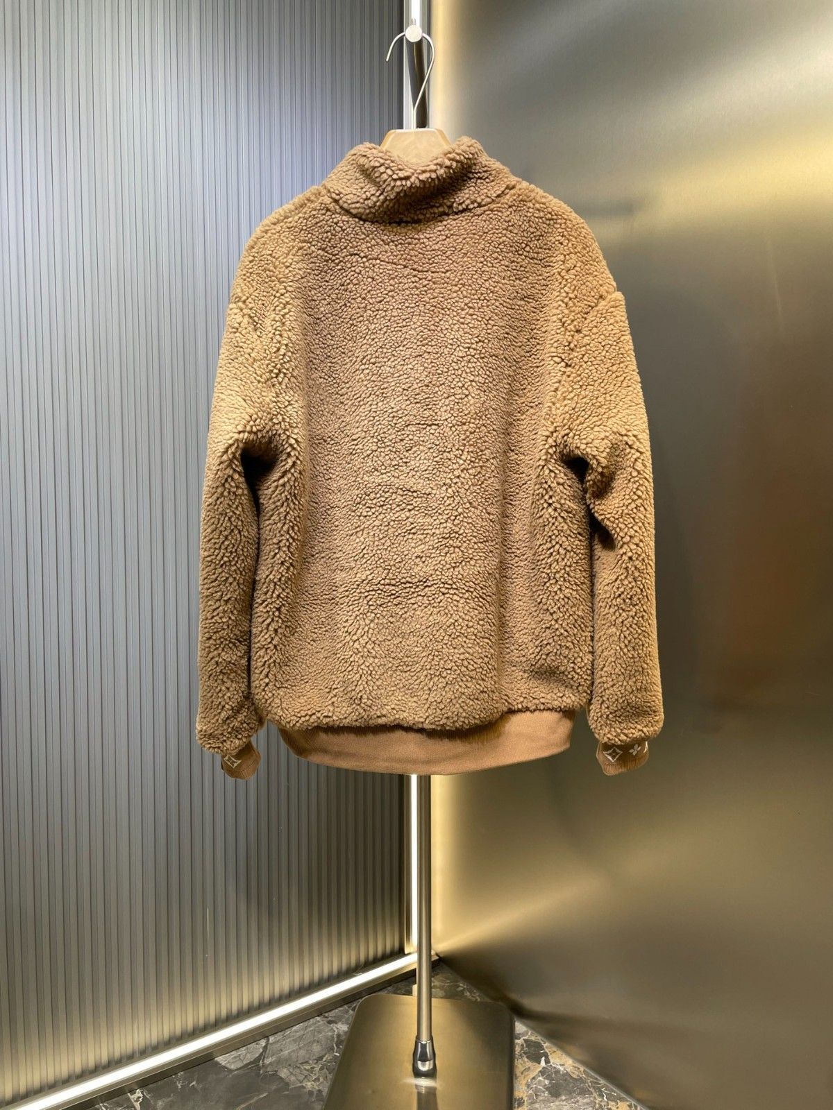 ルイヴィトン ジャケット 秋冬用スエード ベルテッド A31343