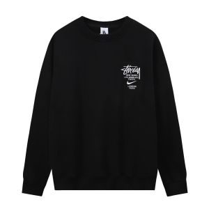 StussyとNikeのコラボ 刺繍入り 裏起毛スウェットシャツ A31337